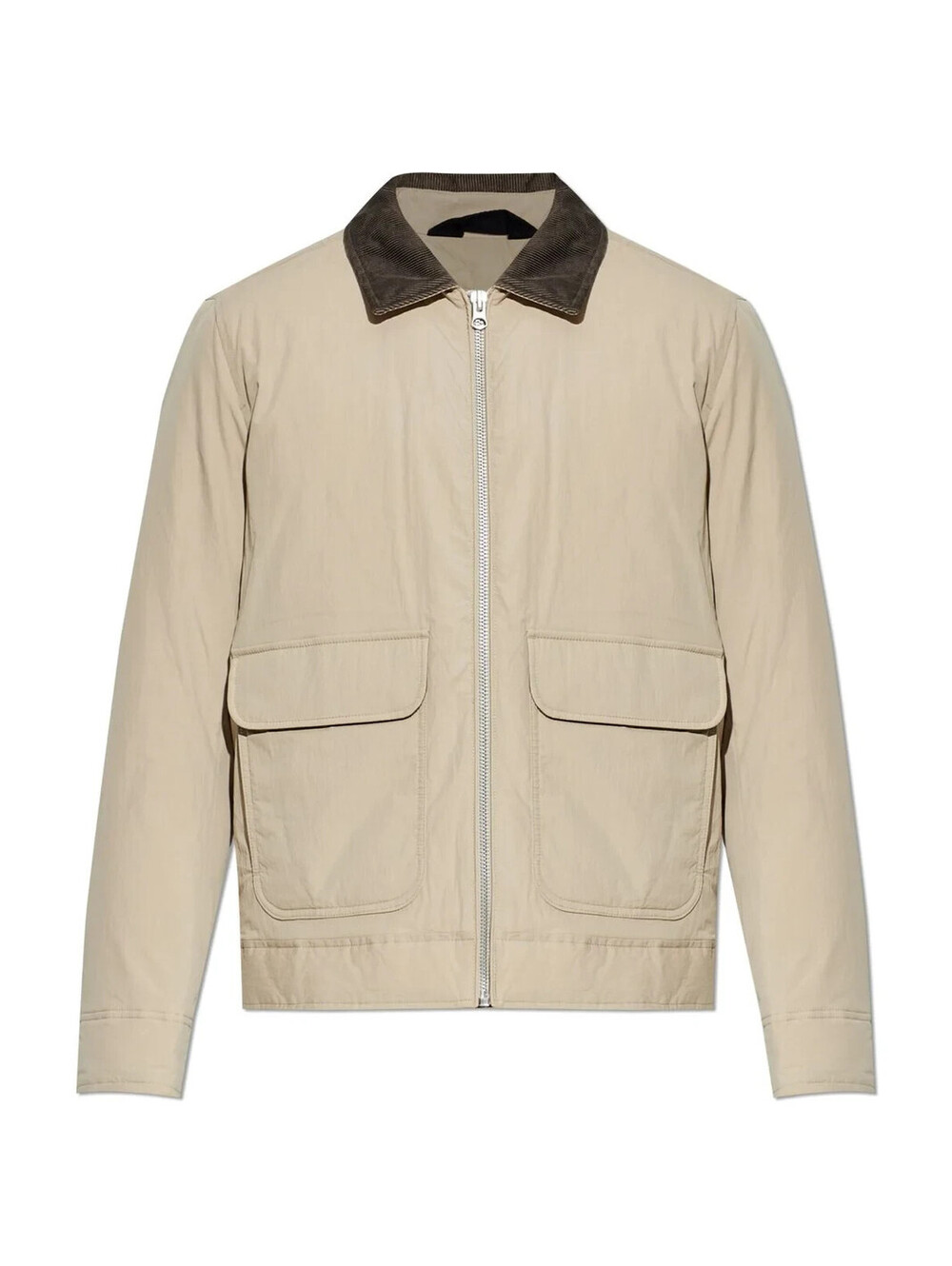 New, Rag & Bone Derrick Down Barn Jacket in Beige Sz L #SJ2731